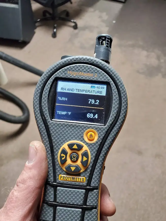 Moisture meter humidity assessment for Mold Remediation & Removal in North Kensington